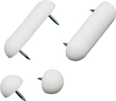 Plumb Pak PP835-25 Seat Bumper Set, Plastic, White